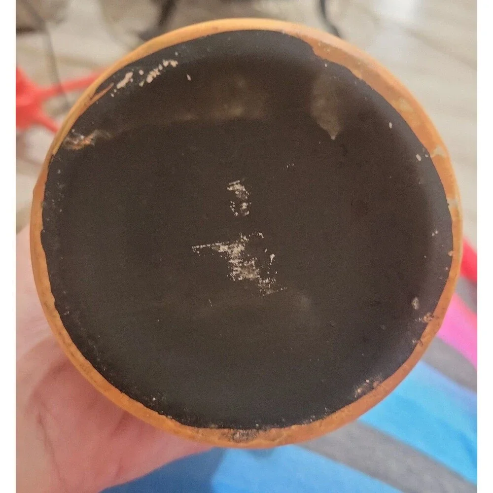 Vintage Floral Painted Vase